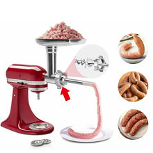 Load image into Gallery viewer, Steel Kitchen Meat Grinders Sausage Stuffer Attachment For Kitchen Aid Stand Mixer Kitchen Appliances Kitchen Dining Bar Parts
