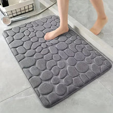 Load image into Gallery viewer, 3D Non-Slip Bathroom Mat – Quick-Dry Absorbent Cobblestone Doormat
