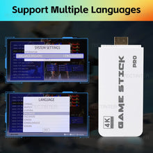 Load image into Gallery viewer, M15 4K Game Stick Mini Video Games Consoles Retro Handheld 20000 Games Player HD Video Game Stick 2.4G Double Wireless Controlle
