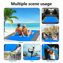 Load image into Gallery viewer, Sandproof Beach Blanket Waterproof Picnic Mat (200×210cm) – Lightweight Outdoor Camping &amp; Travel Mat
