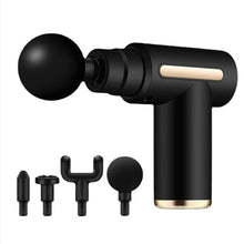 Load image into Gallery viewer, Mini Fascia Massage Gun Electric Massager Body Relaxation Belt 4 Replaceable Heads Fitness Equipment Fascia Gun
