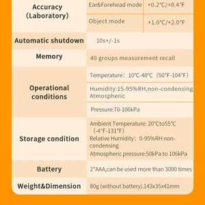 ELERA Infrared Digital Thermometer Forehead Ear Body Fever Termometre Multi-function Non-contact Temperature Measurement Device