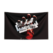 Load image into Gallery viewer, 3x5 Ft J-Judas P-Priest Heavy Rock Band Flag Polyester Digital Printing Banner for Bedroom Wall Art Out Door Tapestry Decoration
