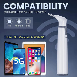 Portable Wireless Digital Otoscope 3.9mm Wifi Visible Ear Endoscope Camera Earpick Nose Inspection for Iphone Android Phone