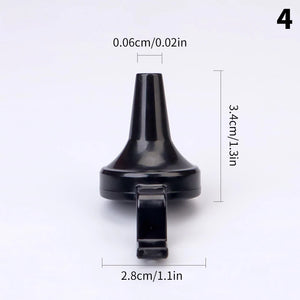 Medical Reusable Adult Child Non Disposable Speculum Earmuff Otoscope Accessory Ear Tip Funnel Nozzle Specula Cone Replacement