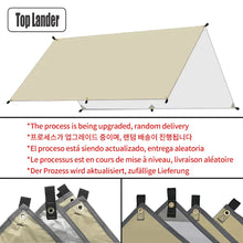 Load image into Gallery viewer, Ultralight Waterproof Tarp Tent – Large Sun Shelter Awning for Camping, Beach &amp; Outdoor Adventures
