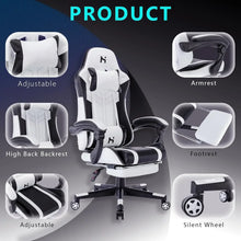 Load image into Gallery viewer, HLDIRECT Gaming Chair, Video Game Chair, Gamer Computer Chair, Ergonomic Gaming Chairs for Adults with Headrest and Lumbar Suppo
