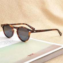 Load image into Gallery viewer, Oliver Brand OV5186 Retro Round Polarized Sunglasses Men Women&#39;s Outdoor Driving Sunglass Classic Acetate Trending Sun Glasses
