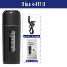 Load image into Gallery viewer, Electric Kettle 12V24V Portable Car Heating Cup 500ml Travel Heating Touch Screen Intelligent Adjustable Temperature Thermal Cup

