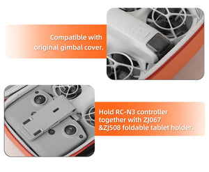 Portable Travel Bag Case For DJI NEO Fly More Combo Drone Accessories Carrying Case PU Leather Storage Waterproof Box For RC N3