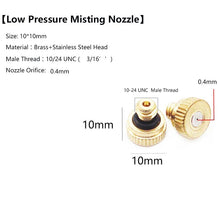 Load image into Gallery viewer, Garden Water Sprayer Portable Mist Fan Ring Fog Maker Summer Cooling System With Brass Nozzles For Outdoor Patio Nebulizer
