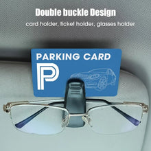 Load image into Gallery viewer, Universal Car Auto Sun Visor Glasses Box Sunglasses Clip Card Ticket Holder Fastener Pen Case Eyeglasses Clips Accessories
