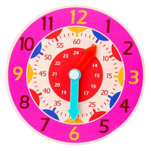 Load image into Gallery viewer, Montessori Wooden Clock Time Learning Toy
