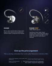 Load image into Gallery viewer, SIMGOT EA500 DSP Wired Earphones With Mic Dual-Magnetic-Circuit Dual-Cavity HiFi Stereo Music Headphone Custom Gaming Earbuds
