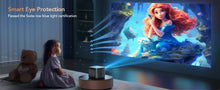 Load image into Gallery viewer, TOPTRO Projector 4K Android 9.0 26000 Lumens native 1080P WiFi6 Bluetooth Projector Auto Focus/Keystone Outdoor Home Theater
