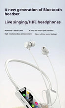 Load image into Gallery viewer, HD Screen HiFi Sound Neckband Long battery Life Wireless Bluetooth5.4 Headphones Earphones Sports Gamer Headsets Noise Reduction
