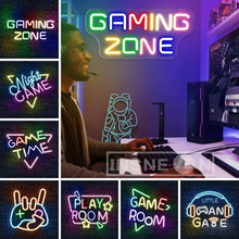 Load image into Gallery viewer, Game Room Neon Sign LED Signboard For Gamer Room Playstation luminous ads for business Teenager Room Wall Decor Light Gamer Gift
