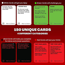 Load image into Gallery viewer, Risk It or Drink It – Hilarious Adult Party &amp; Drinking Card Game
