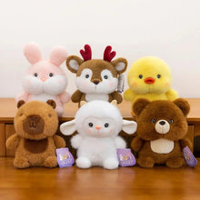 Load image into Gallery viewer, 16cm Plush Companion Doll – Soft Capybara &amp; Elephant Stuffed Toy
