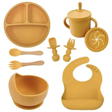Load image into Gallery viewer, Food Grade Silicone Baby Feeding Dish Set
