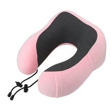 Load image into Gallery viewer, U Shaped Memory Foam Neck Cushion Travel Healthcare Soft Travel Pillow Neck Cervical Airplane Pillow
