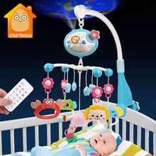 Load image into Gallery viewer, Baby Crib Mobile Rotating Musical Projector Night Light
