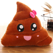 Load image into Gallery viewer, Cartoon Poop Plush Toy – Funny Quirky Cushion for Kids
