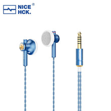 Load image into Gallery viewer, NiceHCK EB2S PRO HIFI Wired Microphone Earphone 15.4mm Dynamic Unit Earbud Bass Headset With Silver Plated OCC Mixed Cable IEM
