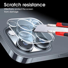 Load image into Gallery viewer, 4Pcs Back Lens Glass Protectors for IPhone 13 14 Pro Max 12 Mini X XR Camera Protective Glass on iPhone 11 PRO XS MAX 14 Plus  Camera Lens Protector Full Coverage Anti-Spy Tempered Glass Film 9H Hardness Upgrade Edge Protection
