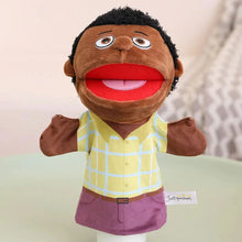 Load image into Gallery viewer, 28-33cm Kids Plush Finger &amp; Hand Puppet Popular Activity Boy Girl Role Play Bedtime Story Props Family Role Playing Toys Doll
