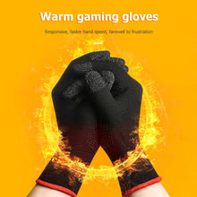 Load image into Gallery viewer, 2PCS Sweat Proof Anti-slip Sensitive Touch Screen Gaming Finger Thumb Sleeve Fingertip Gloves for Biking PUBG Game Accessories
