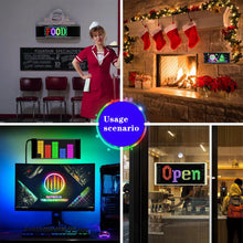 Load image into Gallery viewer, RGB Bluetooth Panel Lamp LED Matrix Pixel Lights Pattern Graffiti Scrolling Text Animation Display Car Shop Reminder Night Light
