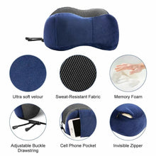 Load image into Gallery viewer, U Shaped Memory Foam Neck Pillows Soft Travel Pillow Massage Neck Pillow Sleeping Airplane Pillow Cervical Healthcare Bedding
