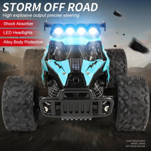 Load image into Gallery viewer, 1:16 RC Drift Racing Car - High-Speed Off-Road Alloy Truck with LED Lights, 20KM/H, 2.4G Radio Control for Kids &amp; Adults
