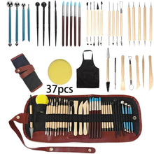 Load image into Gallery viewer, Pottery Clay Sculpting Tools Kit - 8-61 Pcs for Carving, Shaping &amp; Modeling
