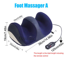 Load image into Gallery viewer, Extra Big Electric Foot Massager – Shiatsu Hot Compress &amp; Leg Roller

