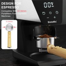 Load image into Gallery viewer, BioloMix Automatic Burr Mill Electric Coffee Grinder with 30 Gears for Espresso American Coffee Pour Over Visual Bean Storage
