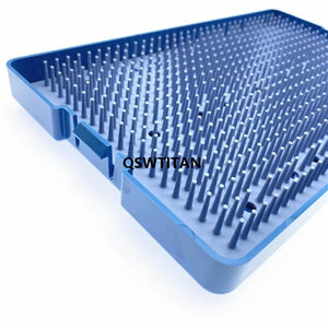 Silicone Sterilization Tray Disinfection Case Autoclavable Box 3 Types Size for Holding Opthalmic Dental Instrument