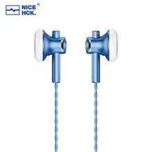 Load image into Gallery viewer, NiceHCK EB2S PRO HIFI Wired Microphone Earphone 15.4mm Dynamic Unit Earbud Bass Headset With Silver Plated OCC Mixed Cable IEM
