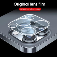 Load image into Gallery viewer, 4Pcs Back Lens Glass Protectors for IPhone 13 14 Pro Max 12 Mini X XR Camera Protective Glass on iPhone 11 PRO XS MAX 14 Plus  Camera Lens Protector Full Coverage Anti-Spy Tempered Glass Film 9H Hardness Upgrade Edge Protection
