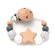 Load image into Gallery viewer, Baby Pacifier Chain Clip Silicone Teether Beads Soother Toy
