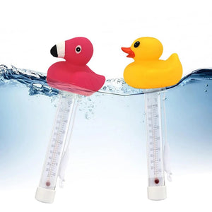 Swimming Pool Floating Thermometer Spa Hot Tub Fish Ponds Temperature Meter PVC Cartoon Thermometer For Outdoor Swimming Pools