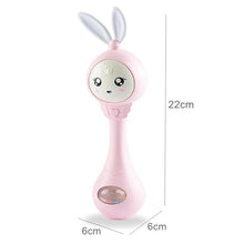 Load image into Gallery viewer, Music and Shine Rabbit Intelligent Baby Rattle Toy
