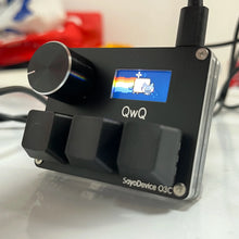 Load image into Gallery viewer, O3C SayoDevice OSU O3C Rapid Trigger Hall Switches Magnetic Pink Switches Keyboard With Knob Screen Copy Paste Shotcut
