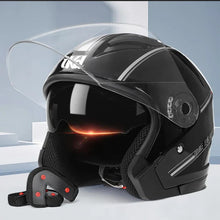 Load image into Gallery viewer, Motorcycle Dual Visor Flip Up Modular Full Face Helmet Anti-fog Street Bike Racing Helmet for Women, Men, 4 Colors
