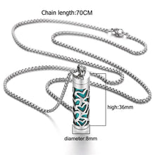 Load image into Gallery viewer, Stainless Steel Aromatherapy Necklace – Oil Diffuser Pendant
