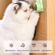 Load image into Gallery viewer, Ball Cat Toy Pasted Lollipop Gatos Mint On The Wall Pet  Ball Snack Good Cat Accessories Cat Toy with Light and Self-Rotating Ball Kitten Gift Edible Cat Lick Toy Cat Chew Toy Teeth Cleaning Cat Bite Toy Rotating Cat Toy

