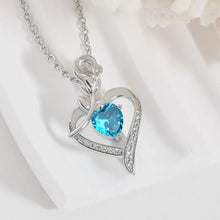 Load image into Gallery viewer, Elegant Style Heart shaped Pendant Necklace Hollow Design Mother's Day Gift Party Suitable for Best Friends Without Box
