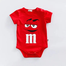 Load image into Gallery viewer, Soft Cotton Baby Romper (3–24M) – Cute Summer Short Sleeve Jumpsuit for Boys &amp; Girls
