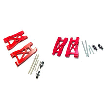 Load image into Gallery viewer, New Metal Upgrade Parts Kit Caster Block Steering Blocks Suspension Arm For Traxxas Latrax Teton 1/18 RC Car Red Parts
